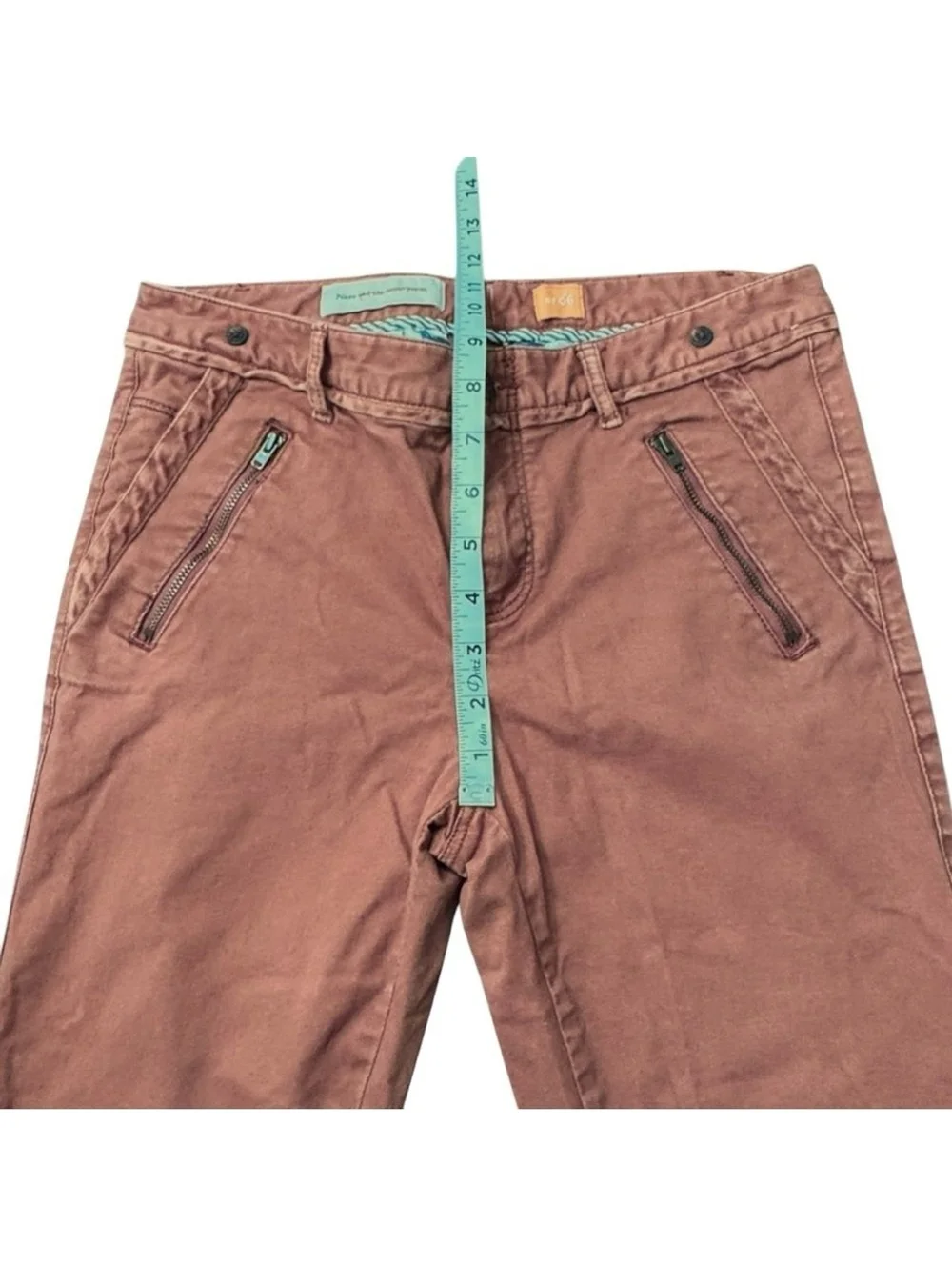 Pilcro and the Letterpress Anthropologie Brown Riding Pants Velvet Women’s 6